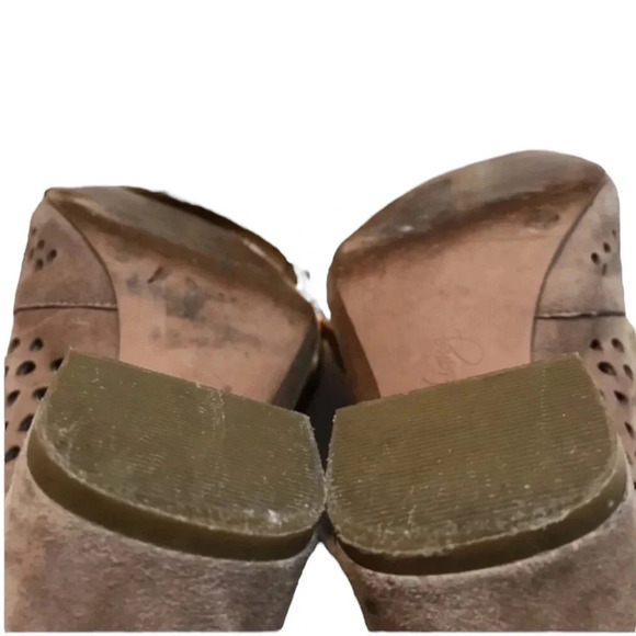 Arturo Chiang Mink At-Parlee Open Toe Lace Up Booties Size 8.5 - Picture 4 of 8